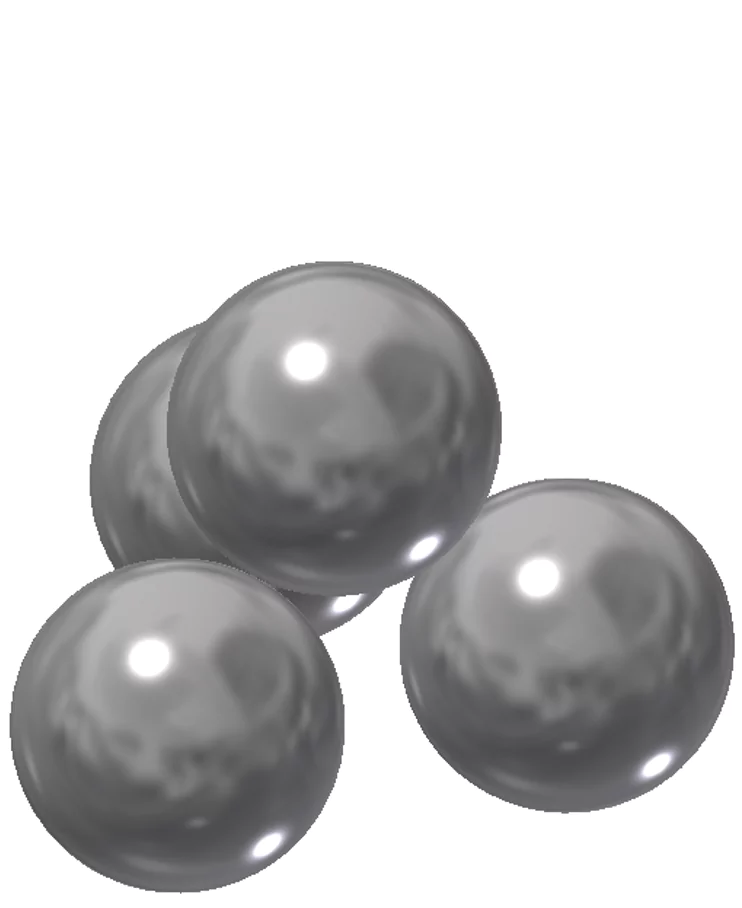A sphere in a cone made by three spheres.